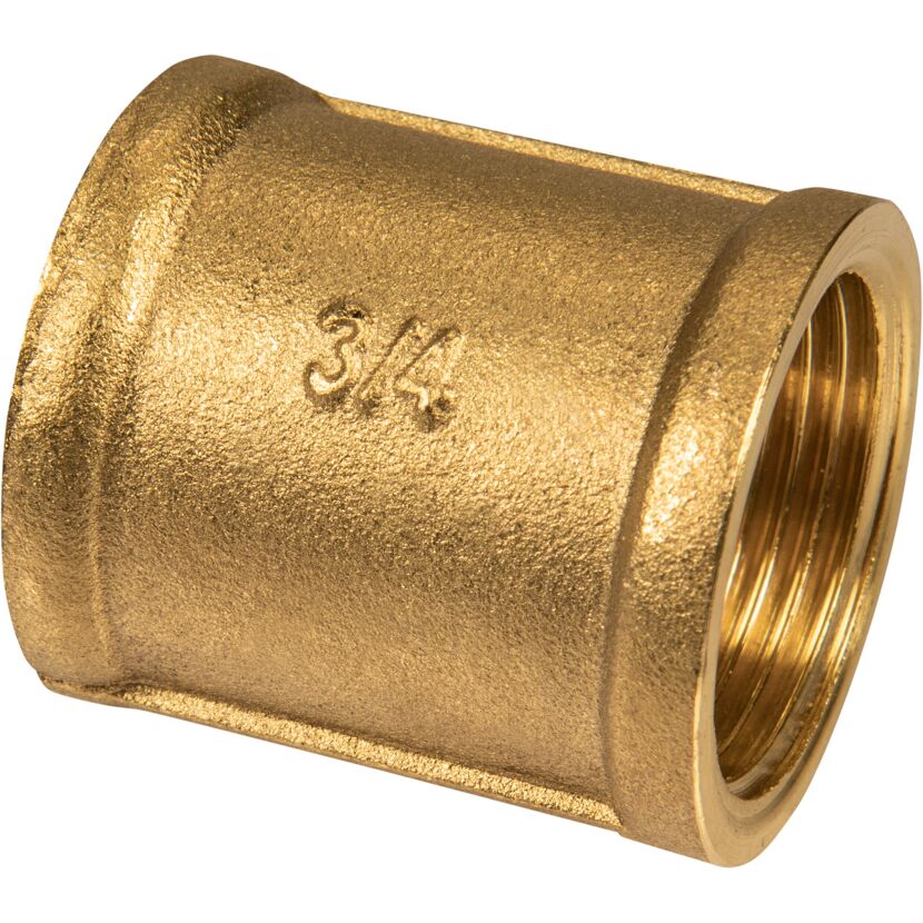 Muffe Messing blank 3/4" IG