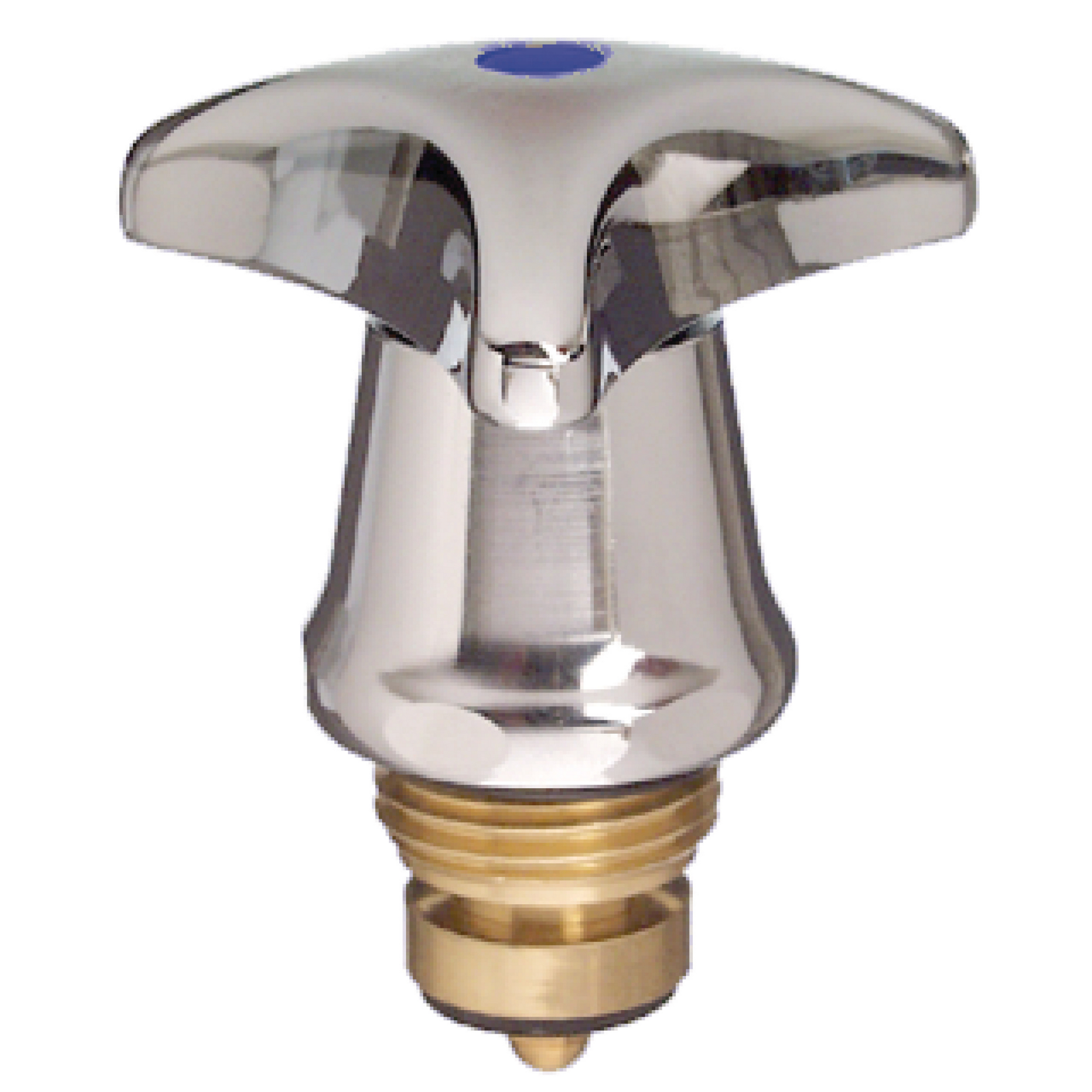 Ventiloberteil Dreikant blau 3/8"