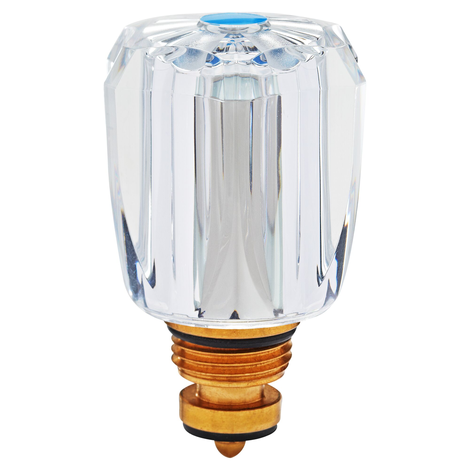 Ventiloberteil Acrylblau