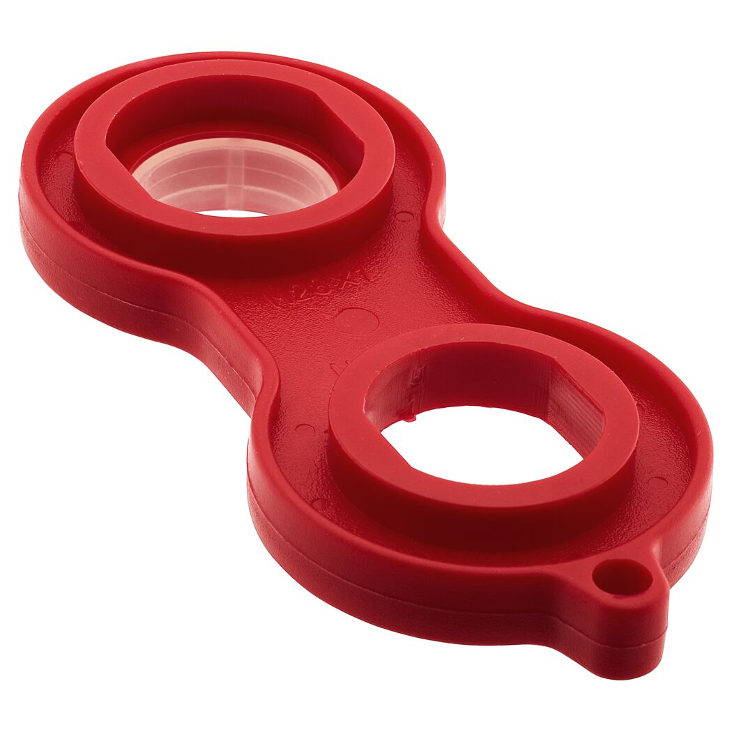 Roter Luftsprudlerschlüssel