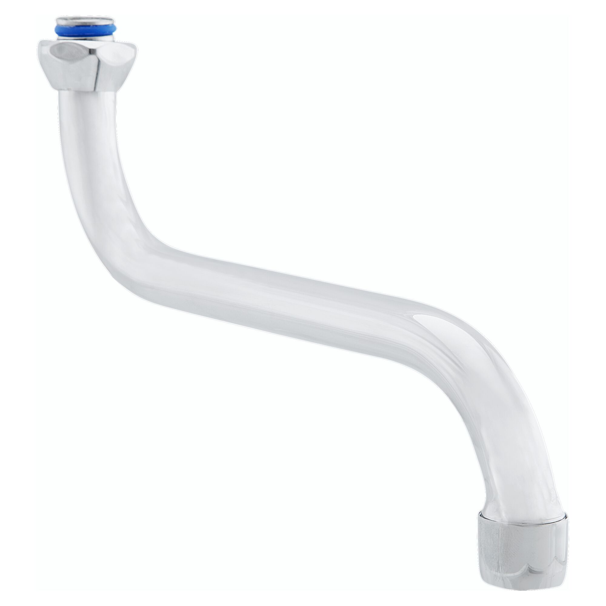 S-förmiger Auslauf verchromt