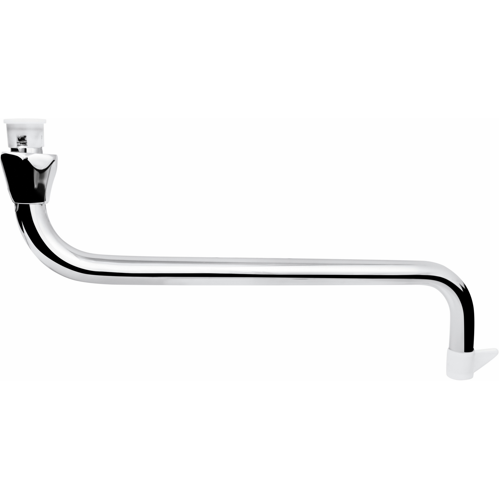 Rohrauslauf S-Form verchromt 1/2" IG  250 mm