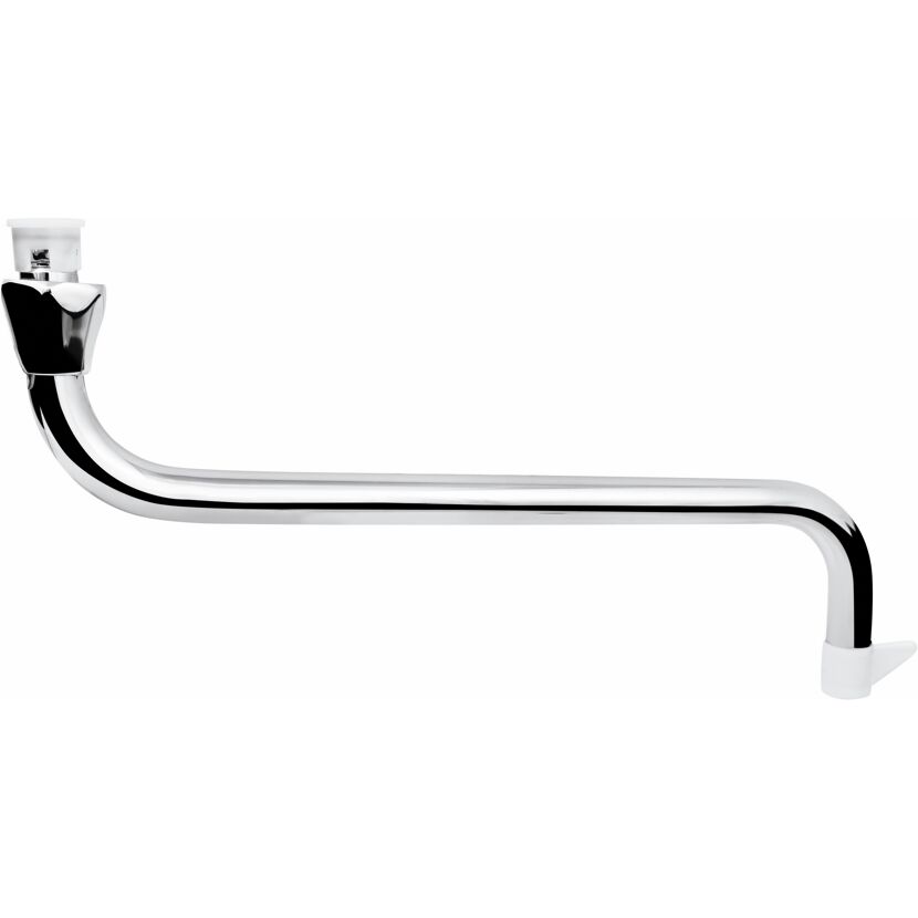 Rohrauslauf S-Form verchromt 1/2" IG  250 mm