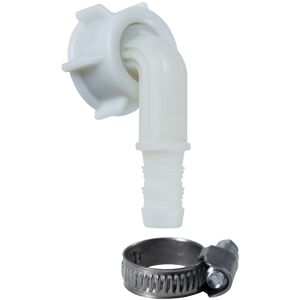 Winkel-Schlauchverschraubung Ø 12-20 mm x 9 mm, 3/4" IG, Tülle Ø 10 mm, 2-teilig