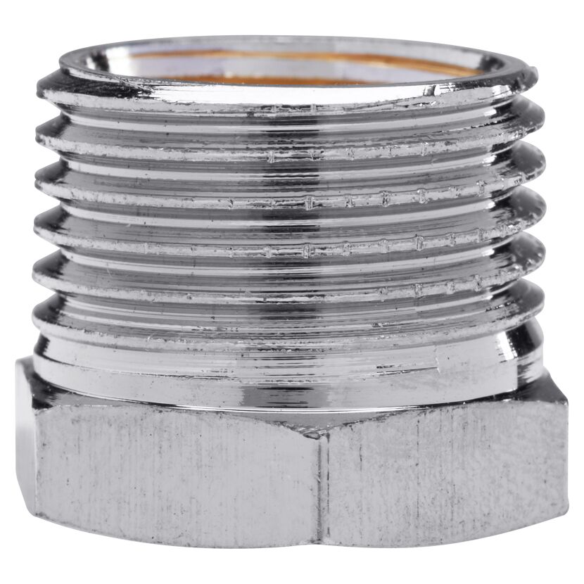 Chrom Reduziersück 1/2" x 3/8"