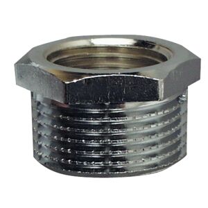 Reduzierstück verchromt 3/4" AG x 3/8" IG