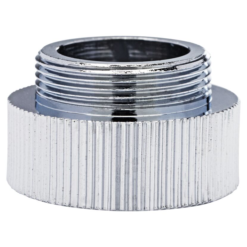 Übergangsstück Chrom M22/1" AG x 3/4" IG