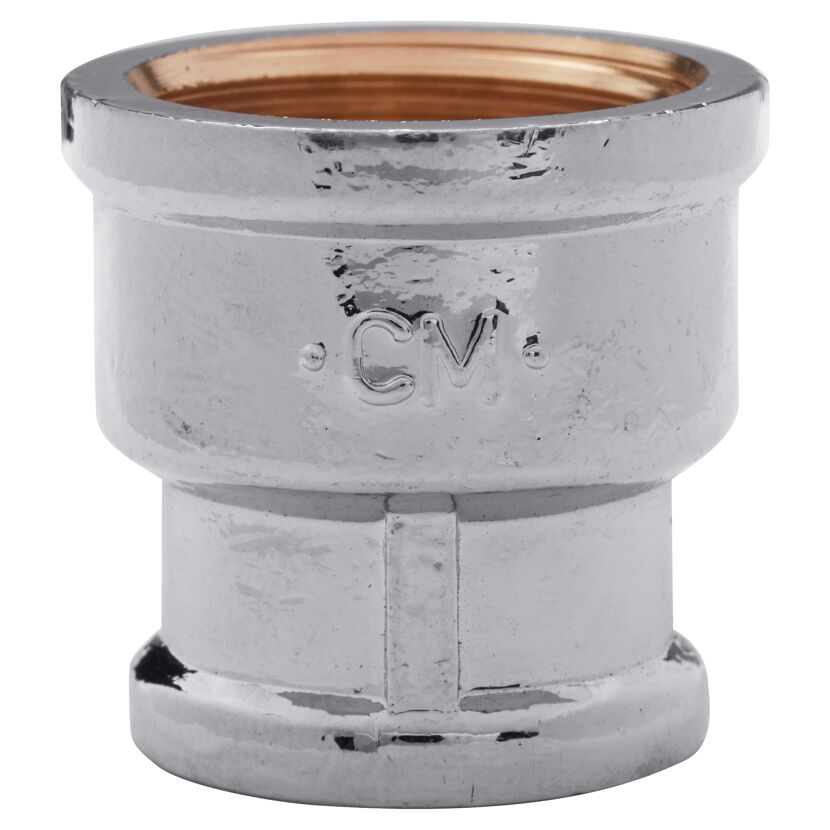 Verchromte Reduziermuffe 3/4"x1/2"