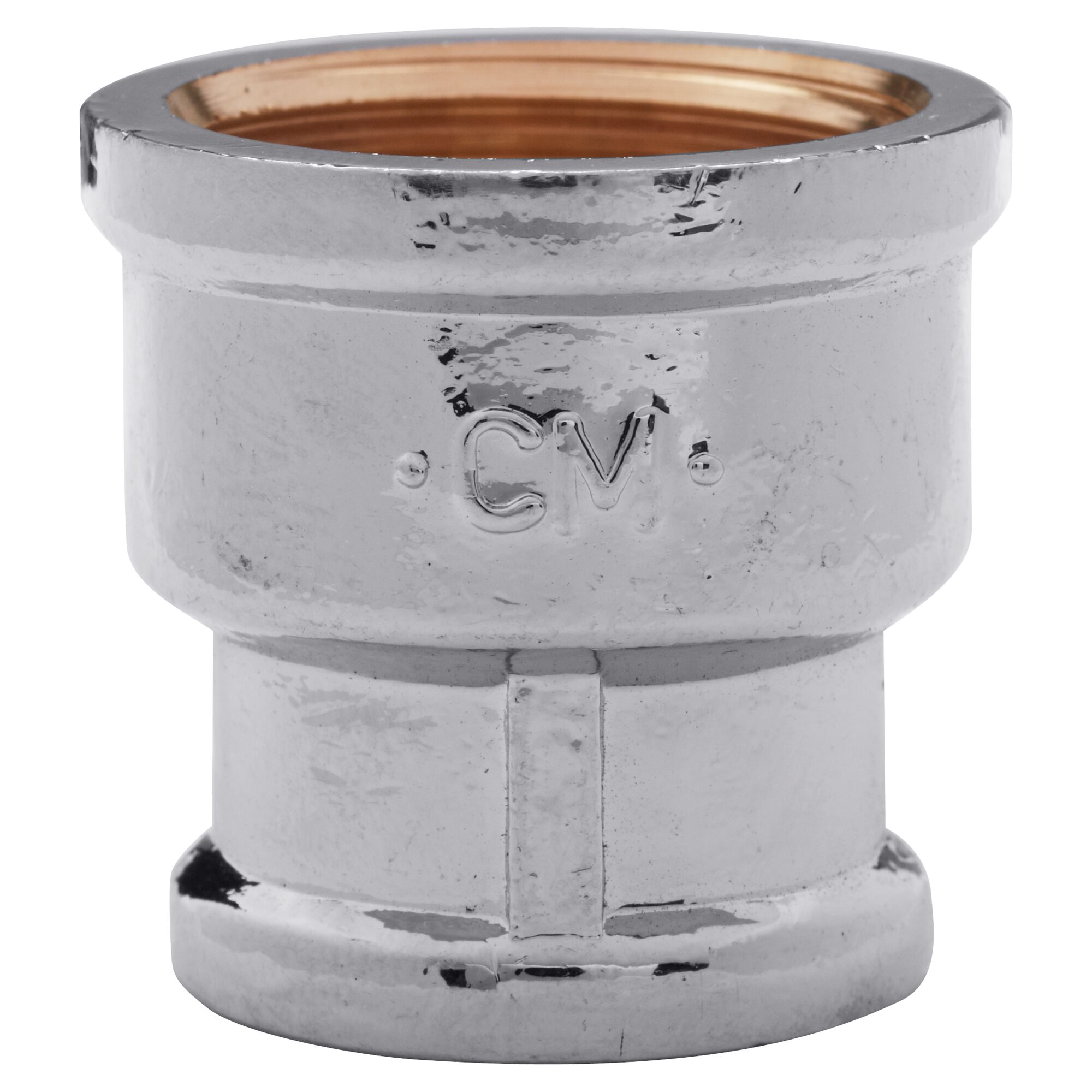 Verchromte Reduziermuffe 3/4"x1/2"