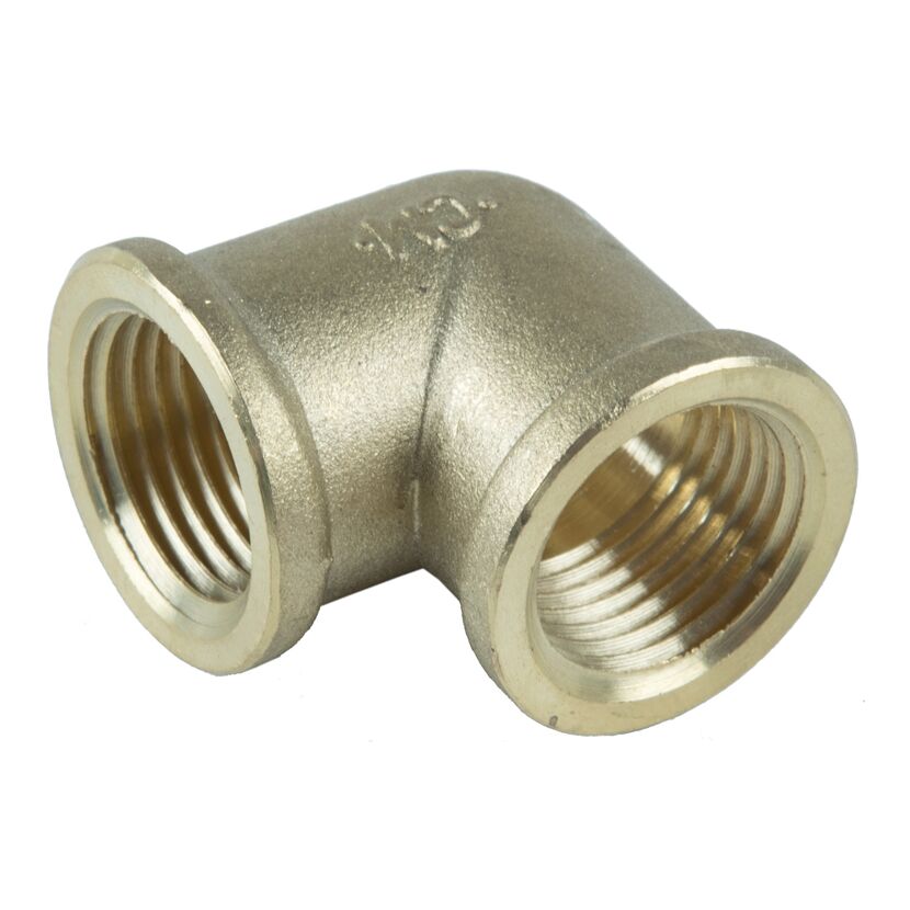 Messing Winkel 3/4" IG/AG