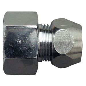 Verschraubung verchromt 3/8" IG, 3/8" IG/AG Ø 10 mm