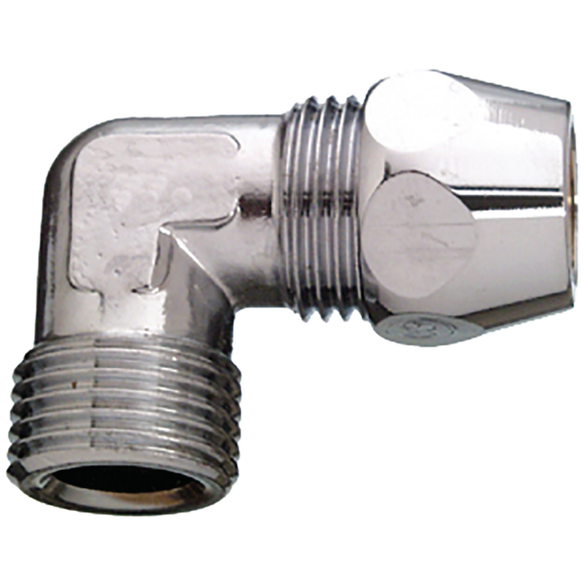 Winkel-Verschraubung 90° verchromt 3/8" AG/IG x Ø 10 mm