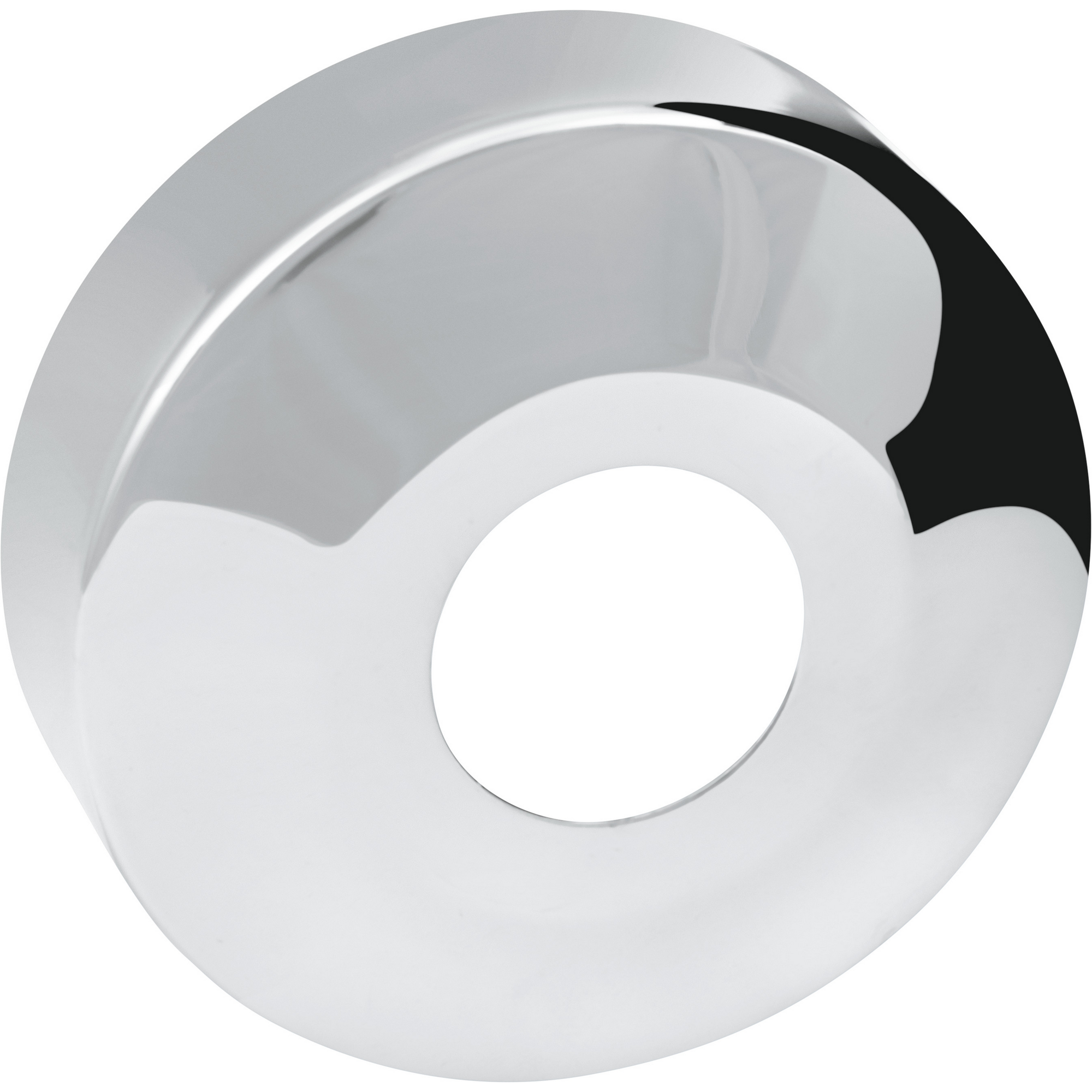 Hahnrosette Messing verchromt Ø 60 x 20 mm x 1/2"