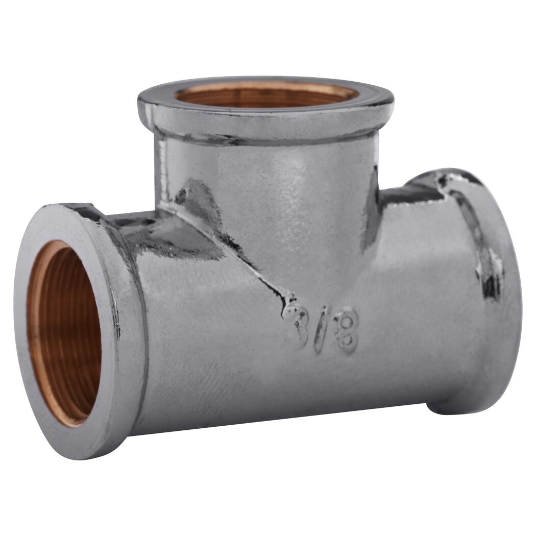 Chrom T-Stück für Rohre