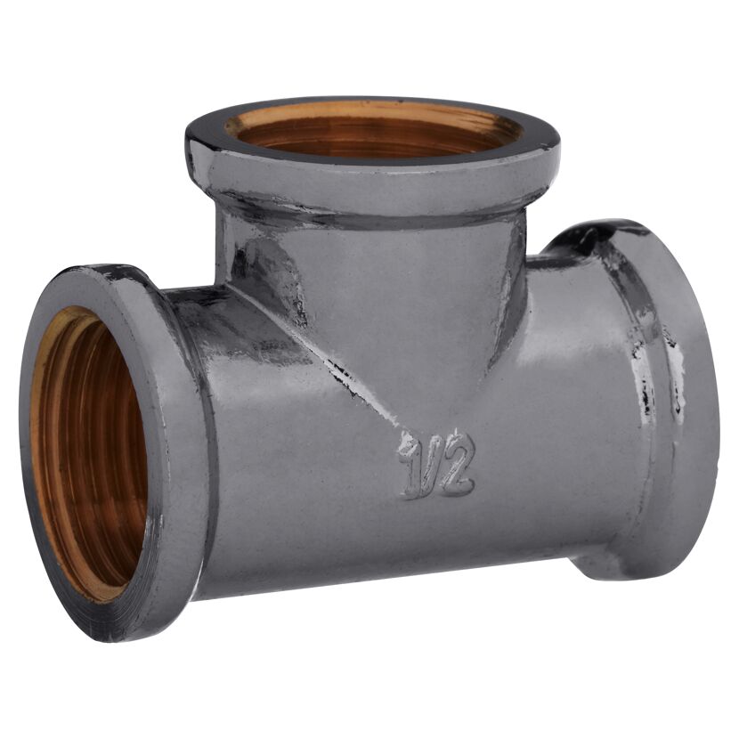 T-Stück Chrom 3/4"