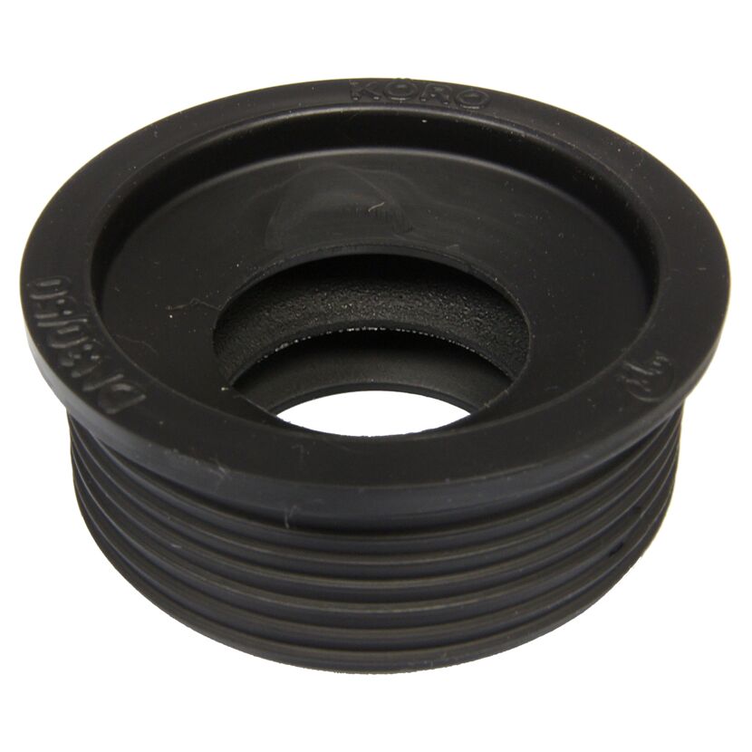 Schwarzer HT-Gumminippel Ø30xØ40 mm