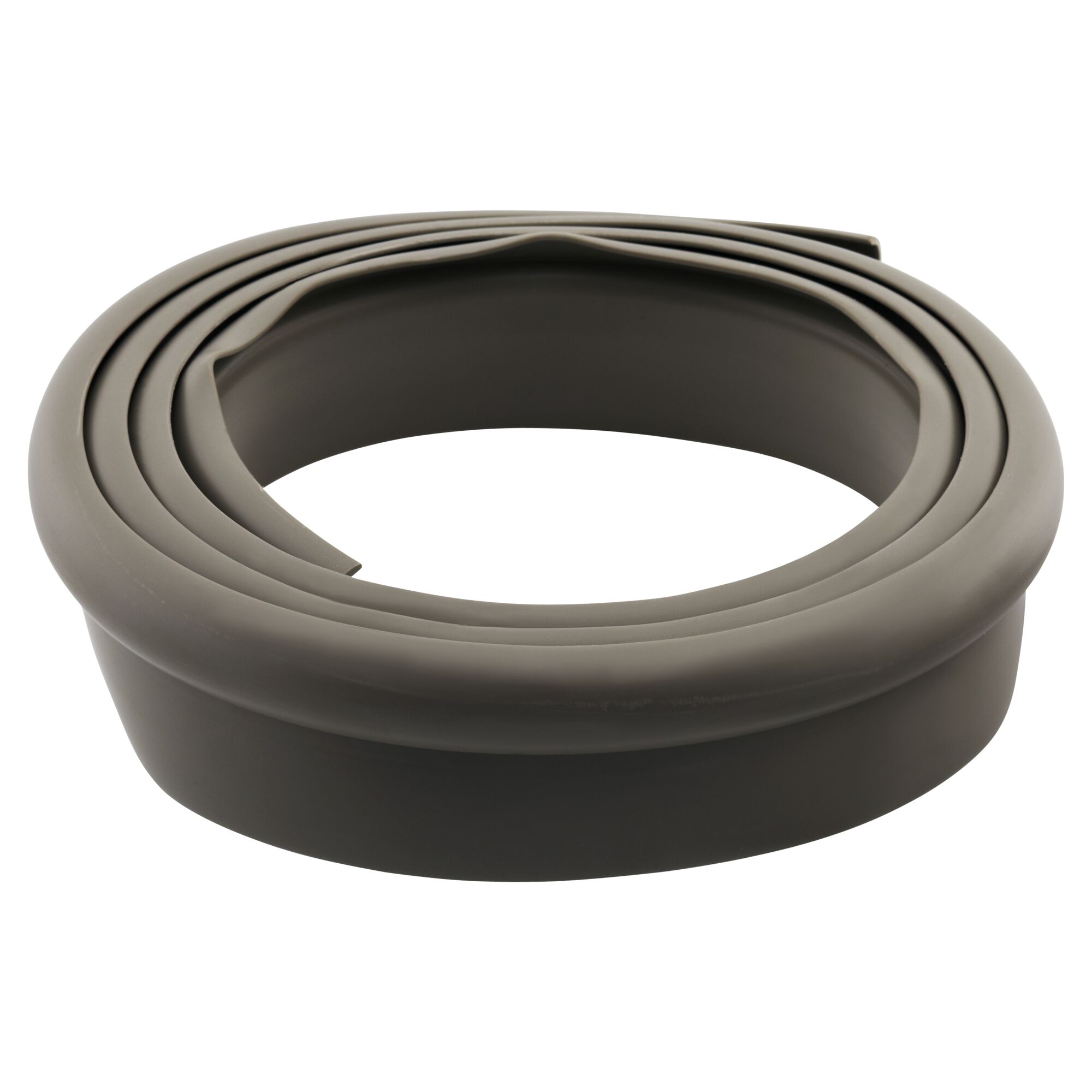 Graues Wandabschlussprofil, aufgerollt