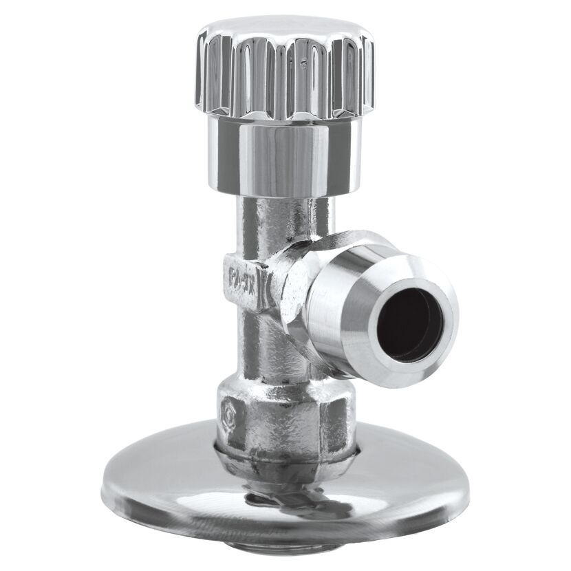 Eckventil mit 3/8" Anschluss verchromt