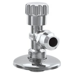 Eckventil mit Schubrosette 1/2