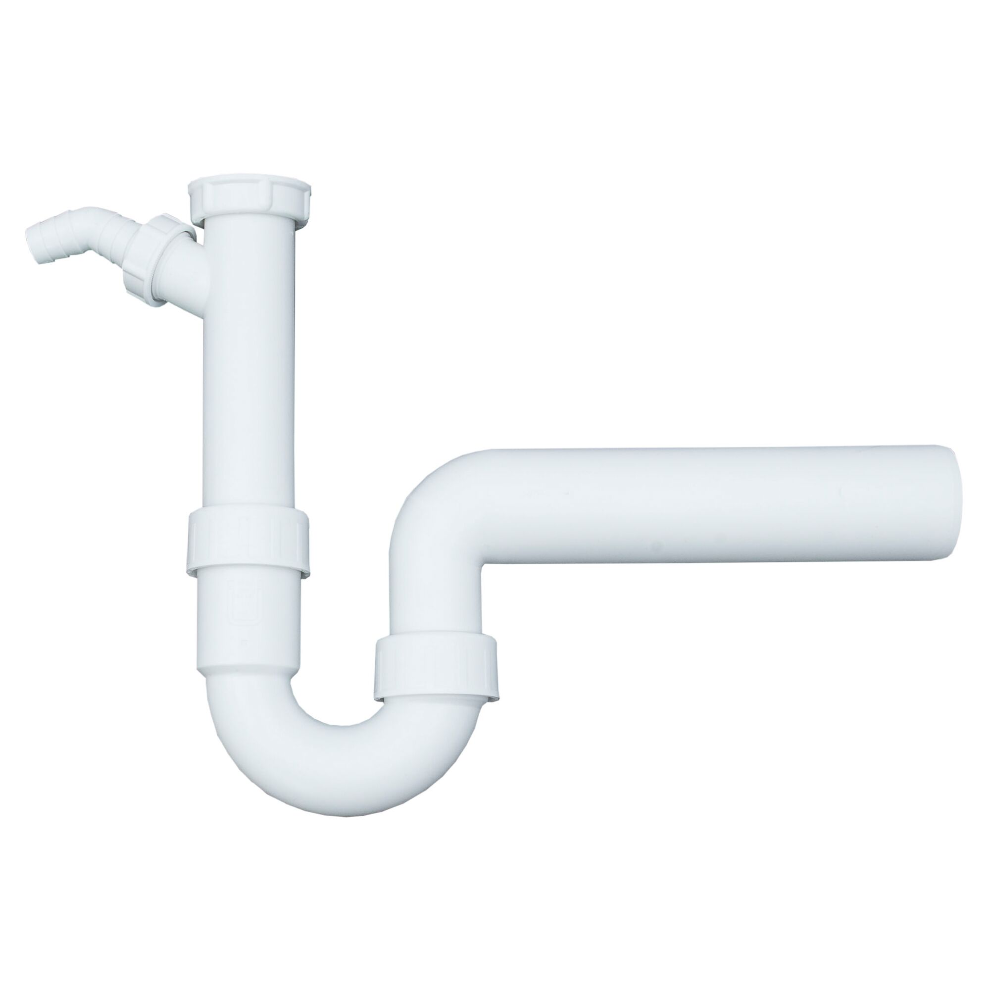 Weißer Röhrengeruchsverschluss für Spülen