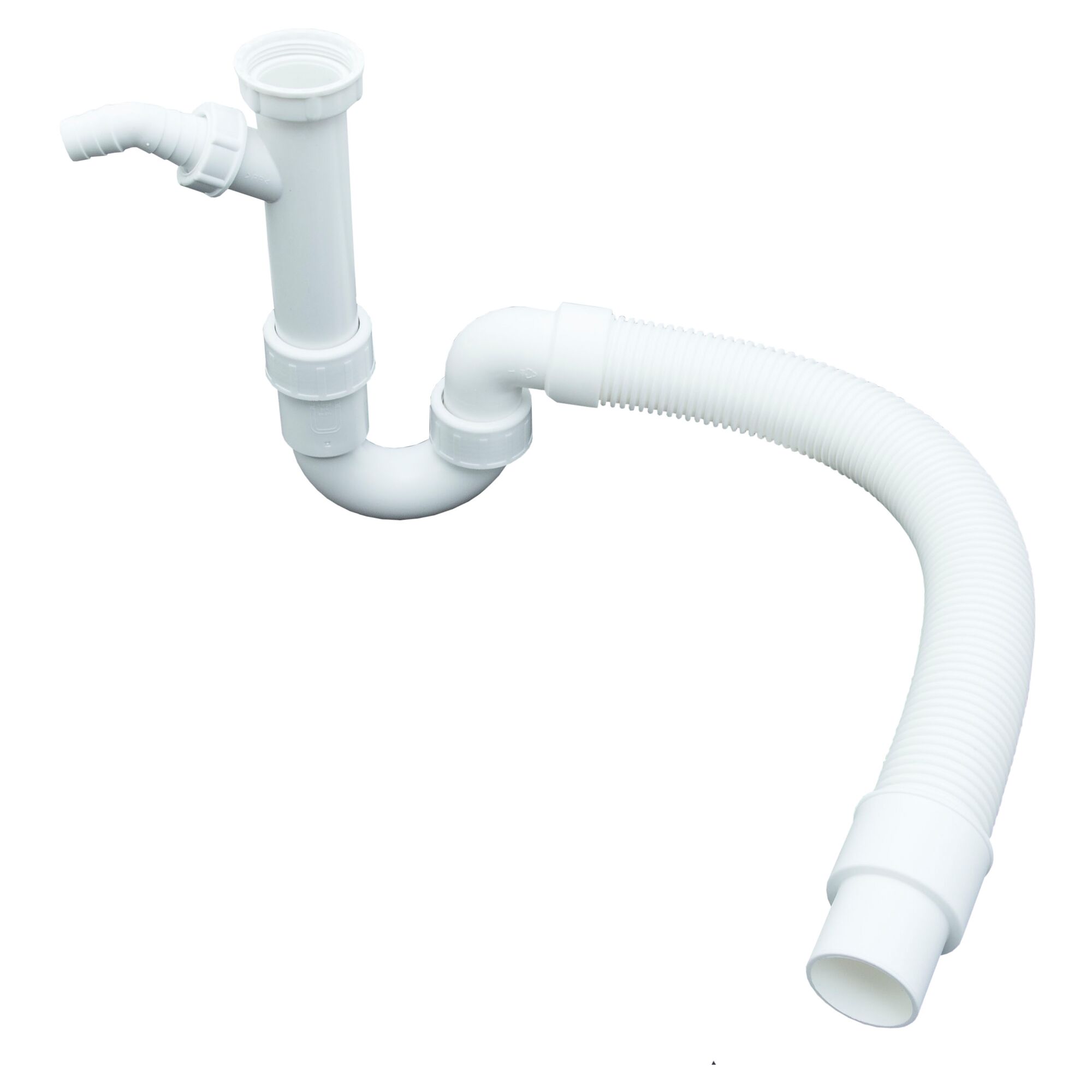 Geruchsverschluss mit flexiblem Abgang