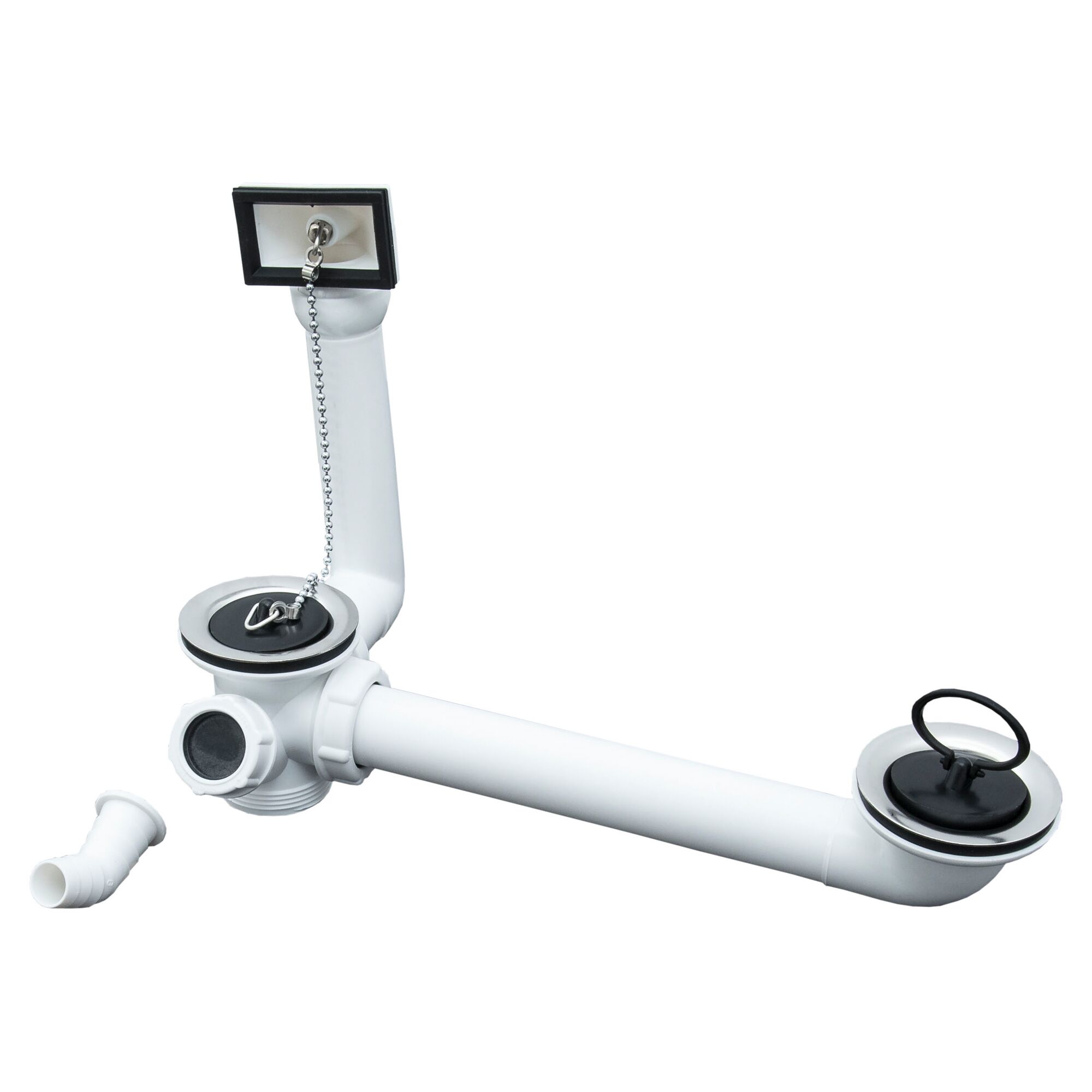 Ab- und Überlaufgarnitur für Doppelspülen