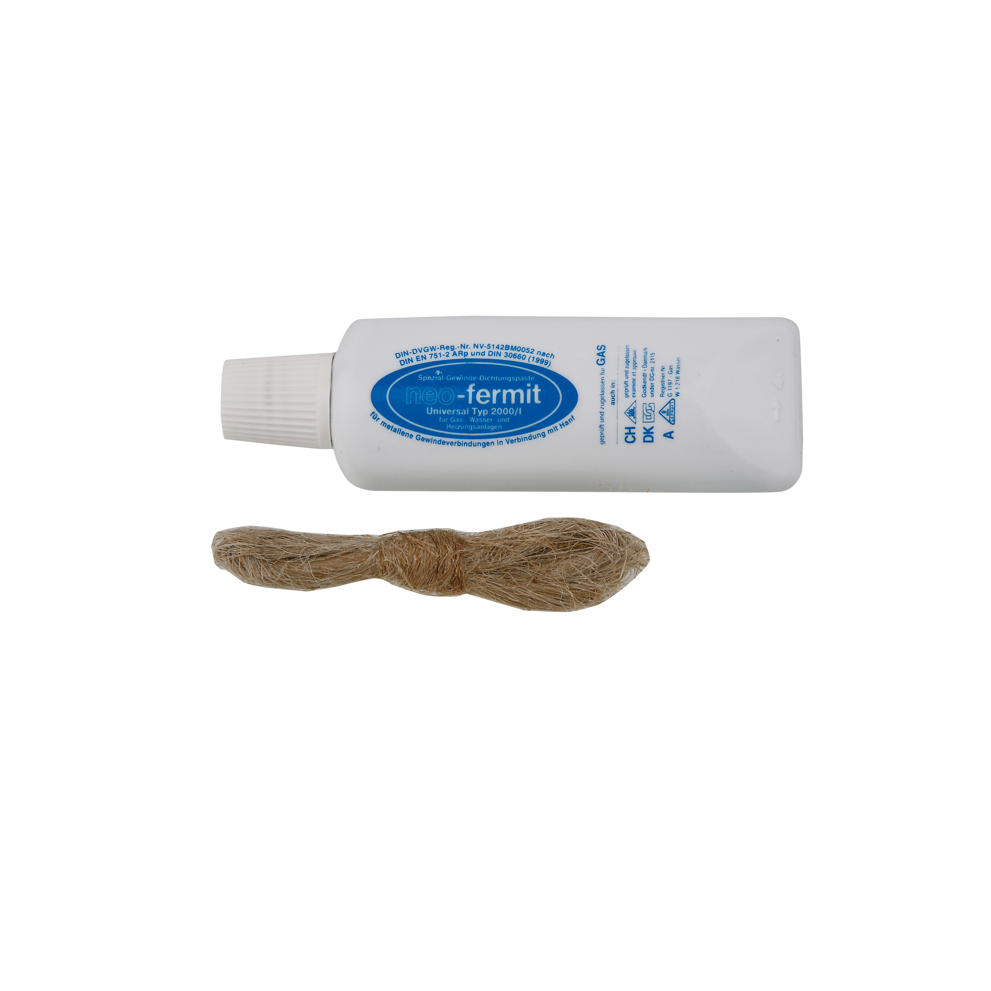 Gewinde-Dichtungs-Set Hanf 7 g, Neo-FERMIT 40 g