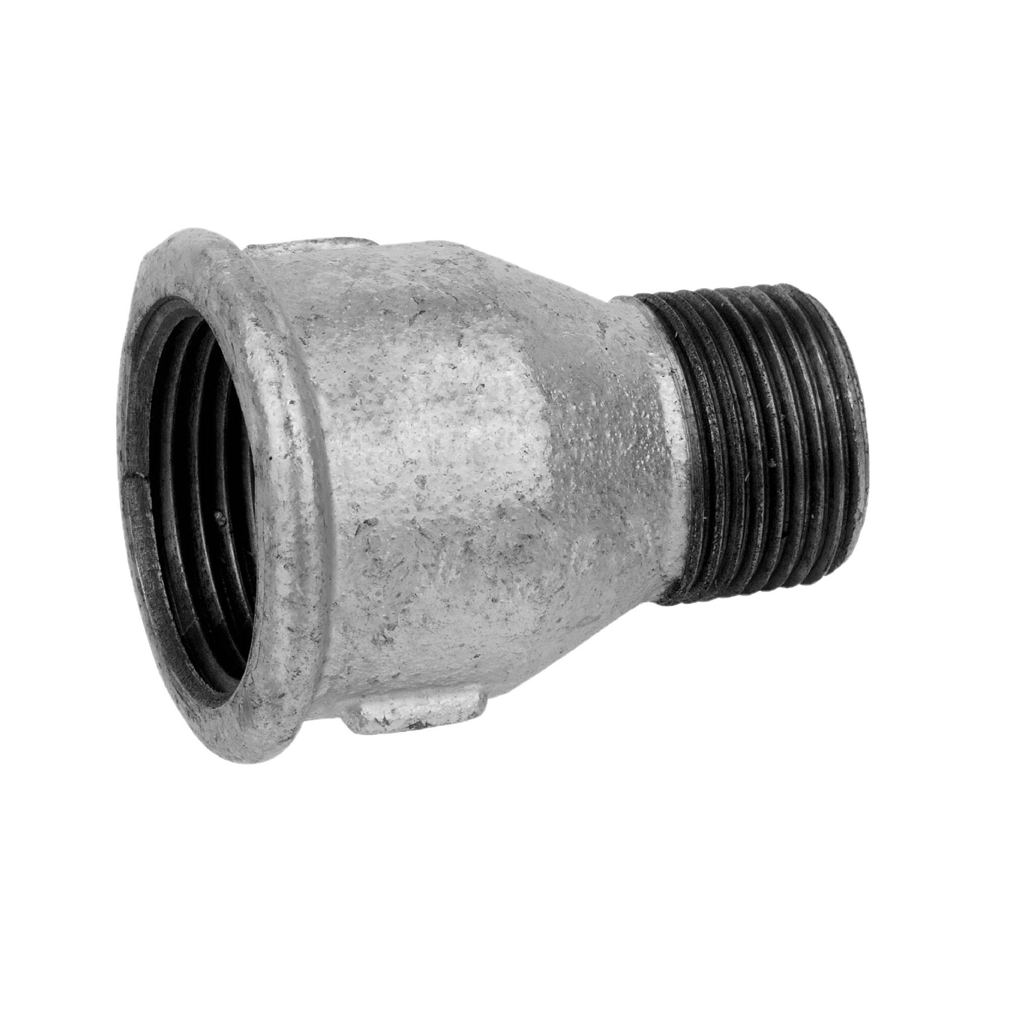 Verzinkte Reduziermuffe 3/4" x 1/2"