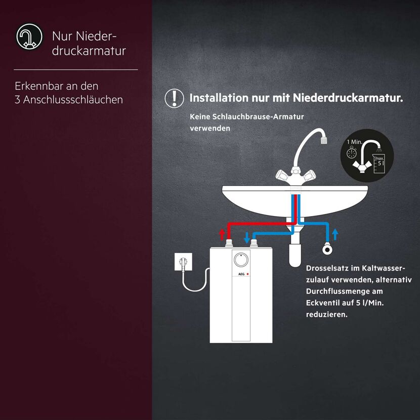 Kleinspeicher 'Huz 5 Basis' 5 l, 2000 W