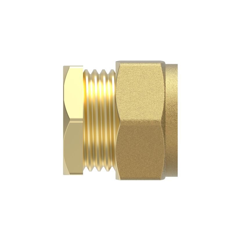 Messing Klemmfitting Endstück