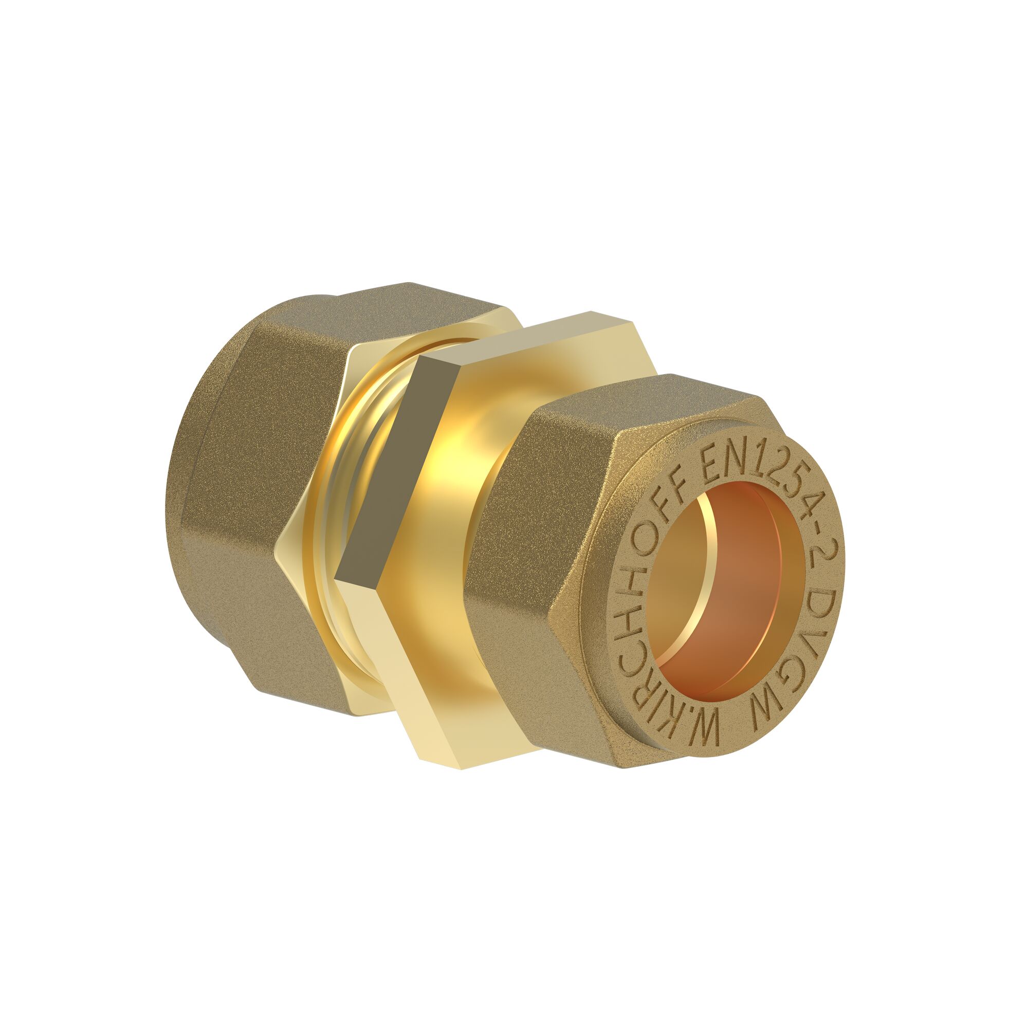 Messing Klemmfitting 15 x 12 mm