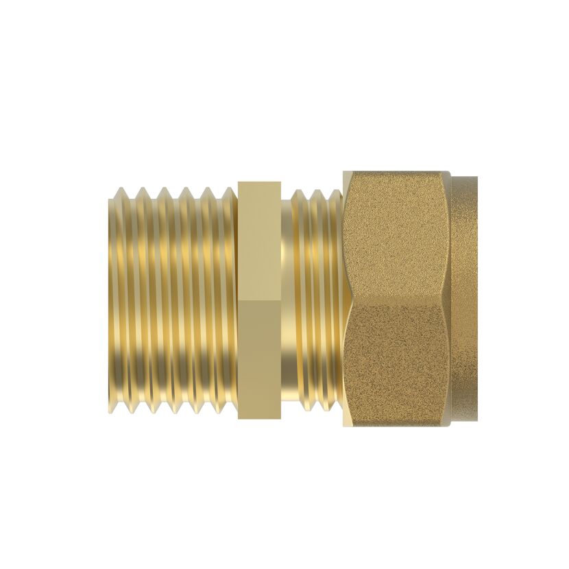Messing Klemmfitting 15 x 1/2"