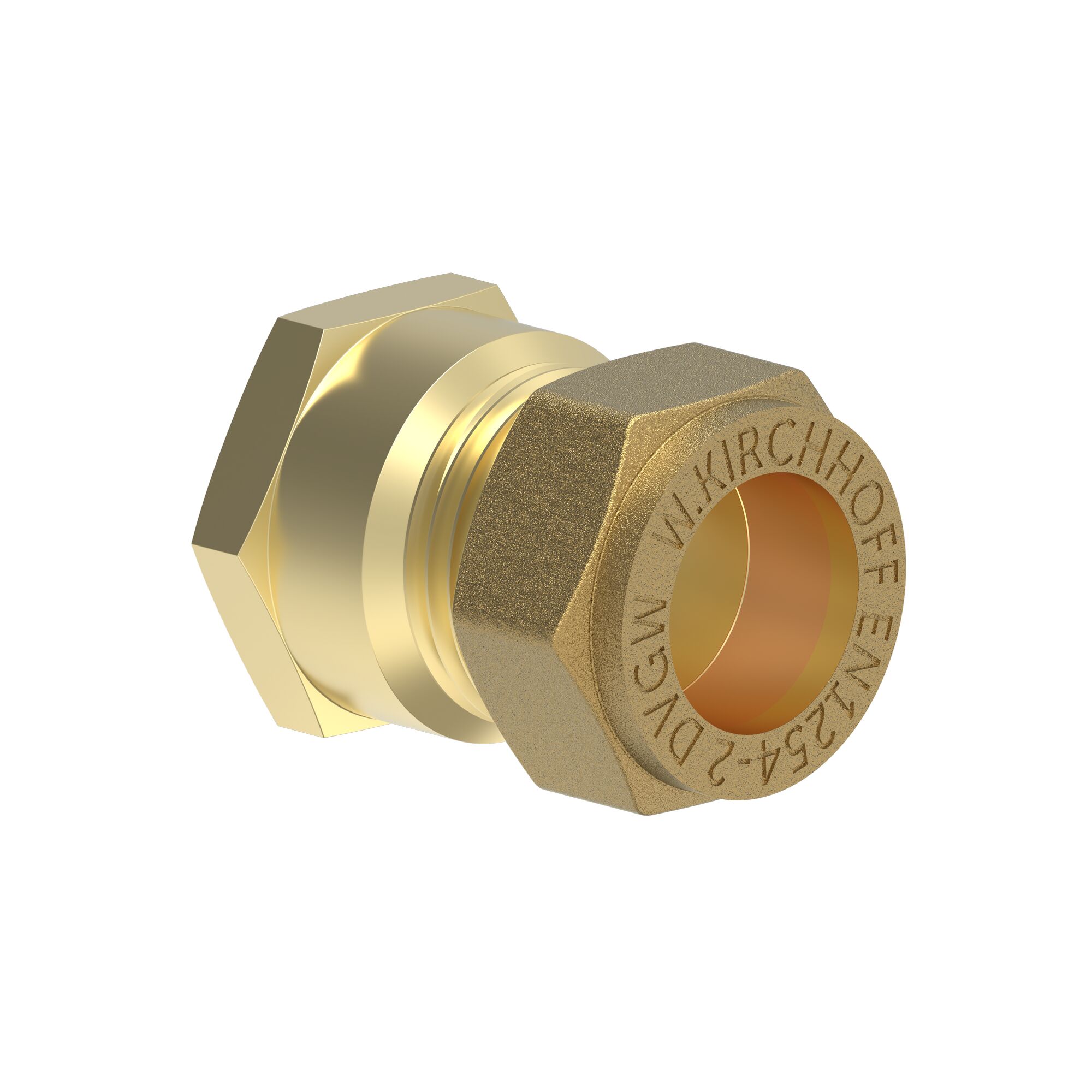 Messing Klemmfitting Übergangsstück 22x3/4"