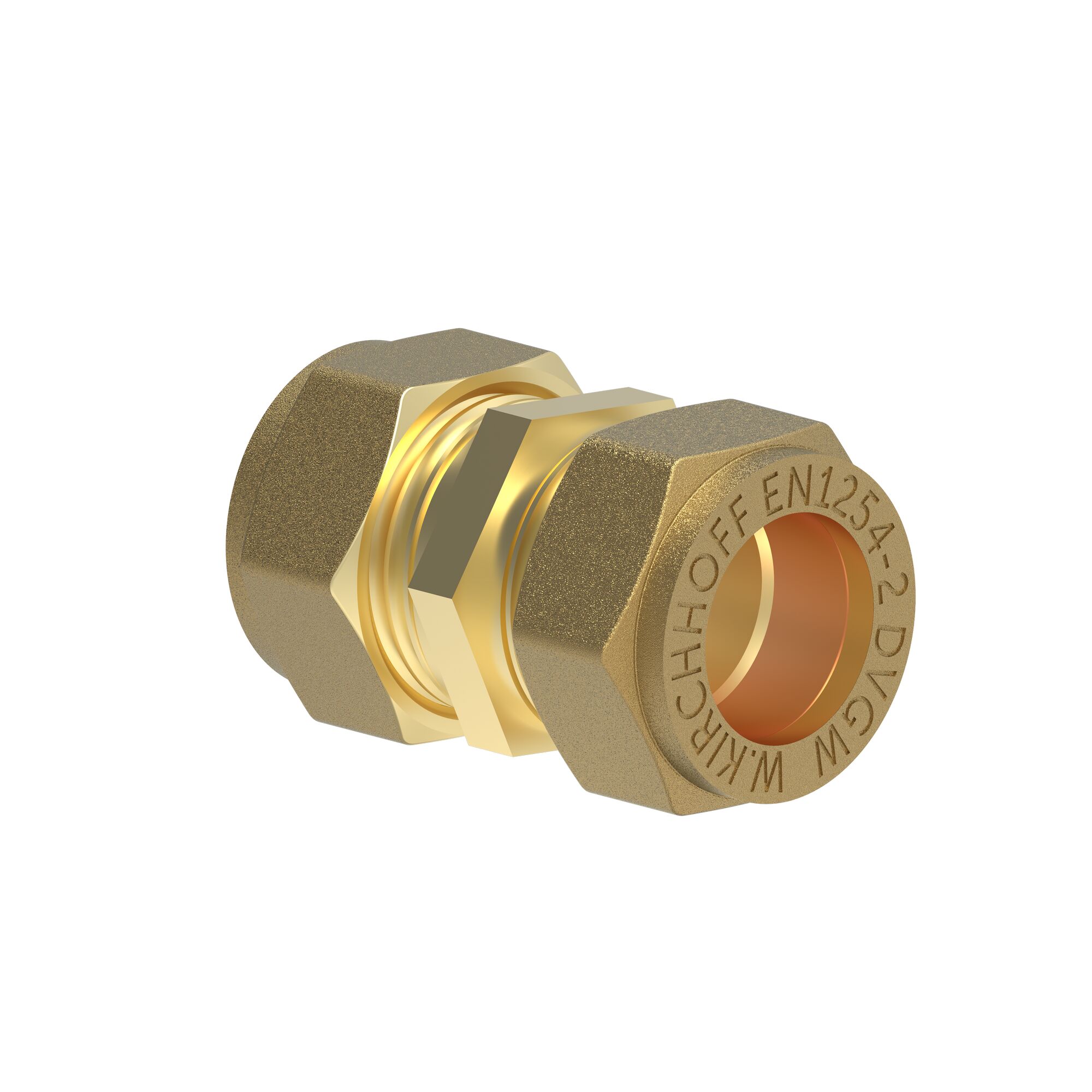 Messing Klemmringverschraubung 15 mm