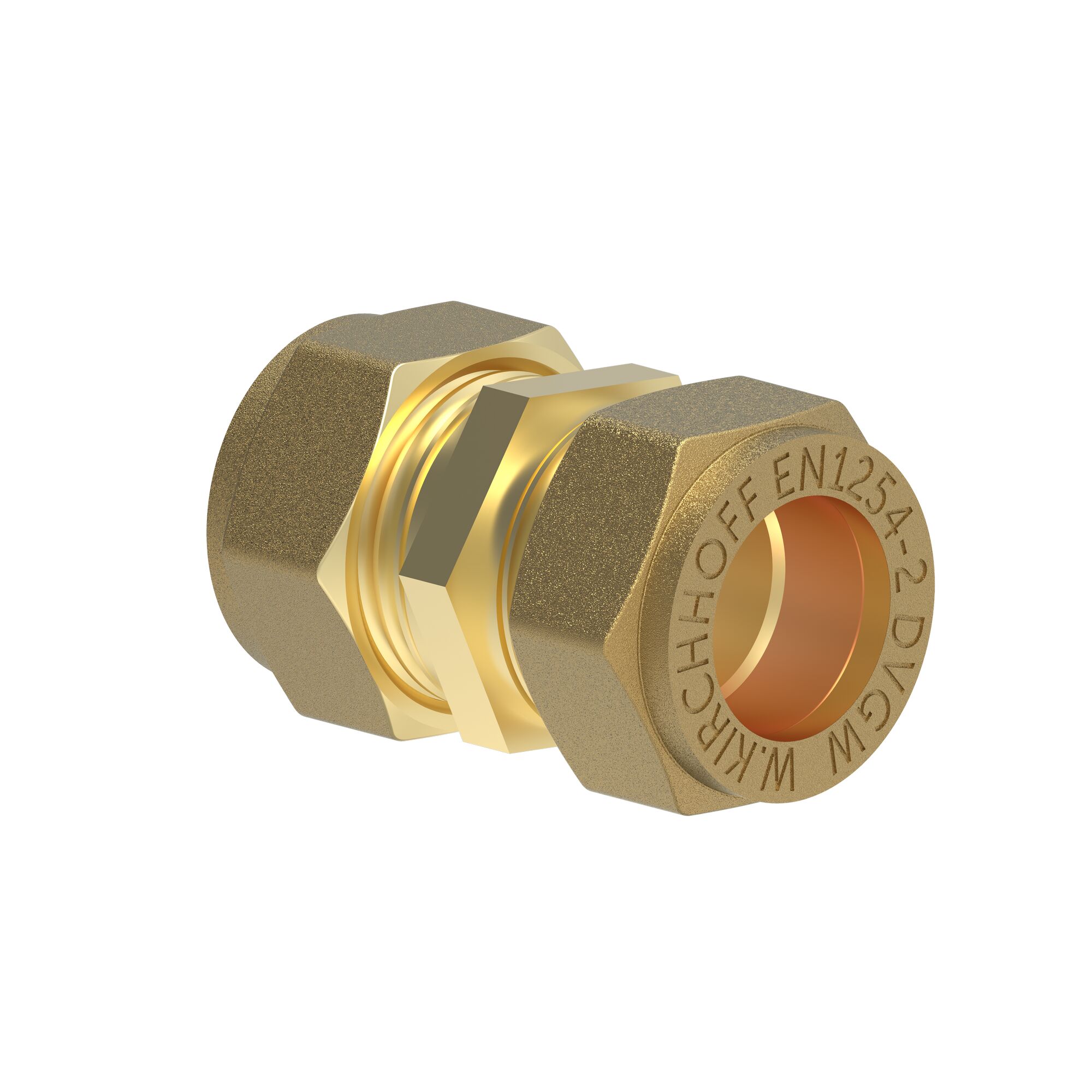 Messing Klemmfitting, 18 mm