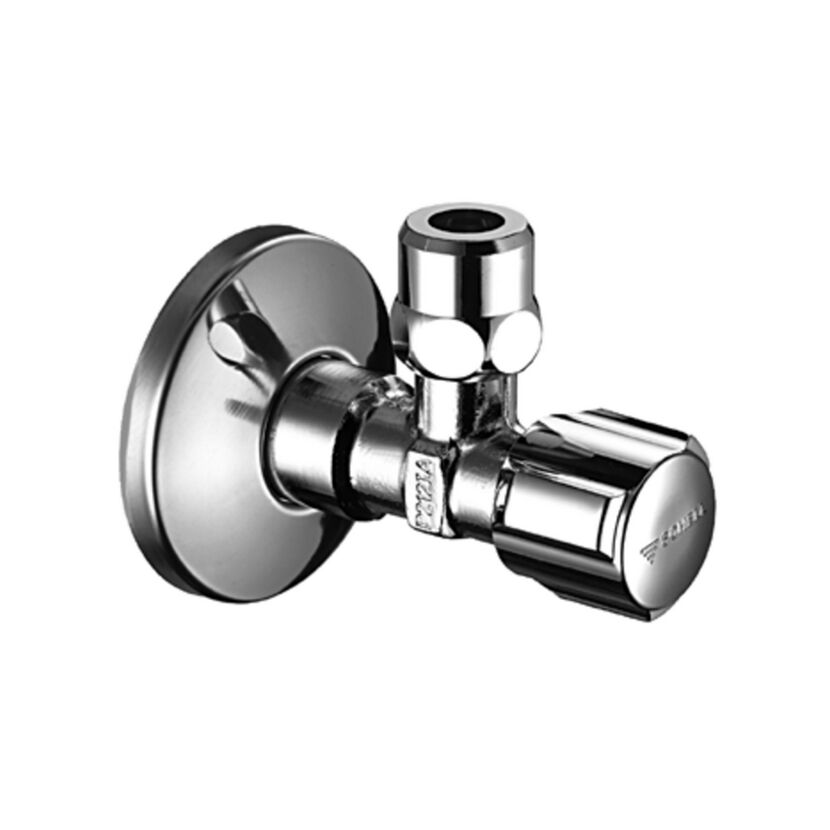 Waschtisch-Installationset mit Röhrensiphon 1 ¼" und 2 x Eckventil 1/2" verchromt