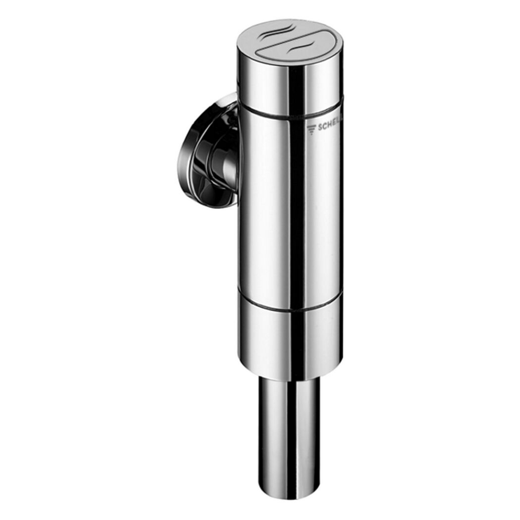 WC-Druckspüler 'Schellomat Silent' Aufputz 3/4" DN 20 Messing verchromt