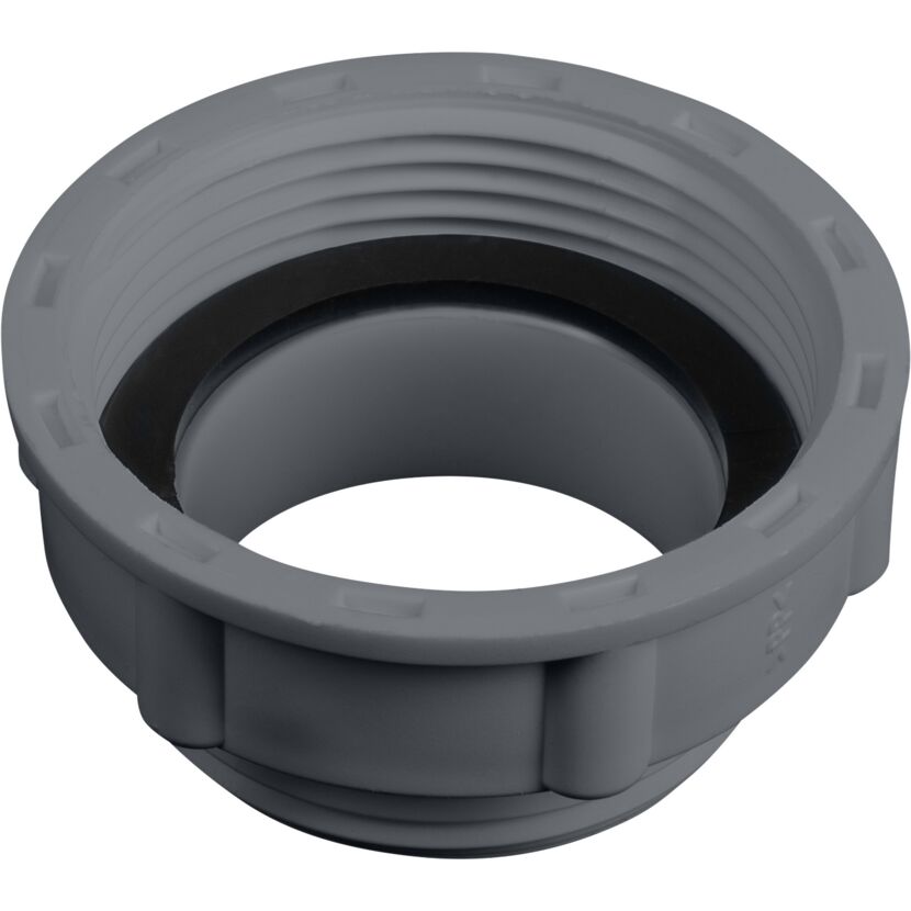 Reduzierring Kunststoff grau 1 1/4" AG x 1 1/2" IG