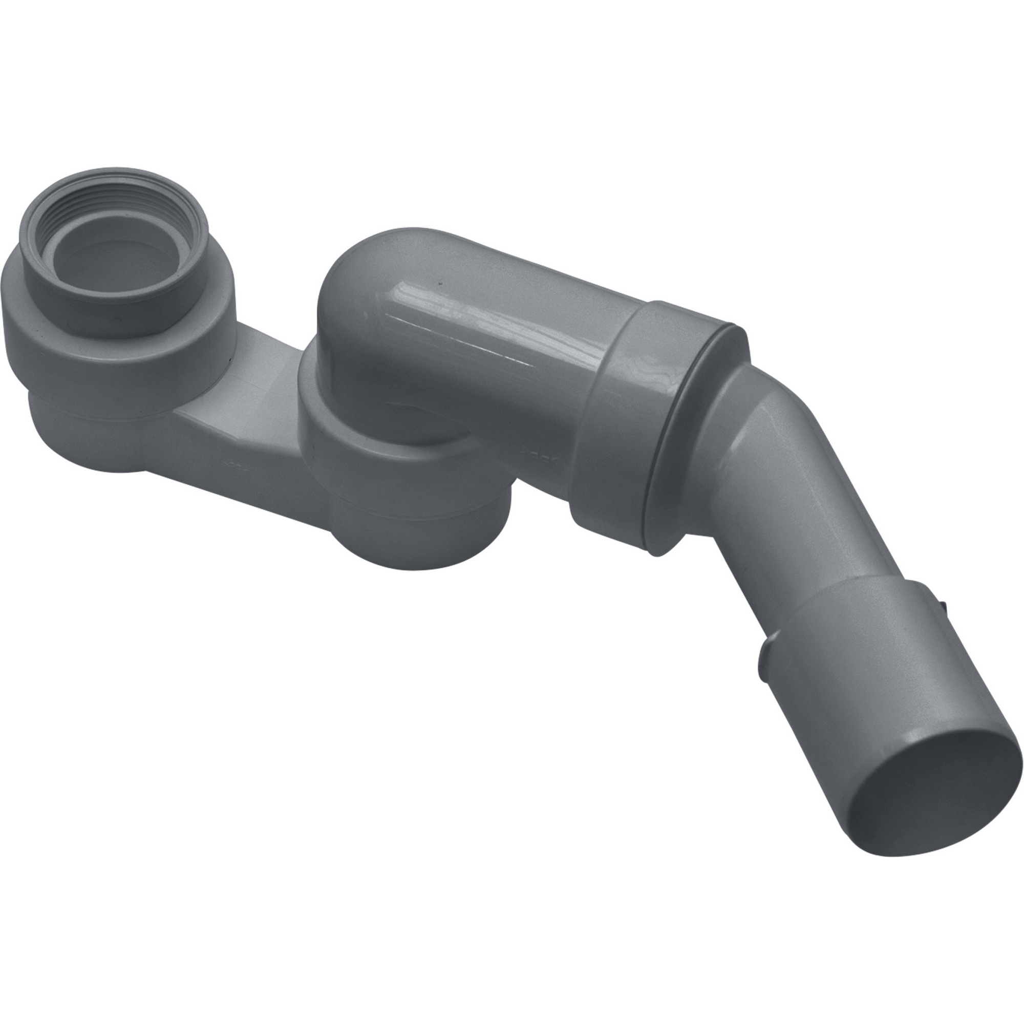 Geruchsverschluss für Wannen grau 1 1/2" x Ø 40/50 mm