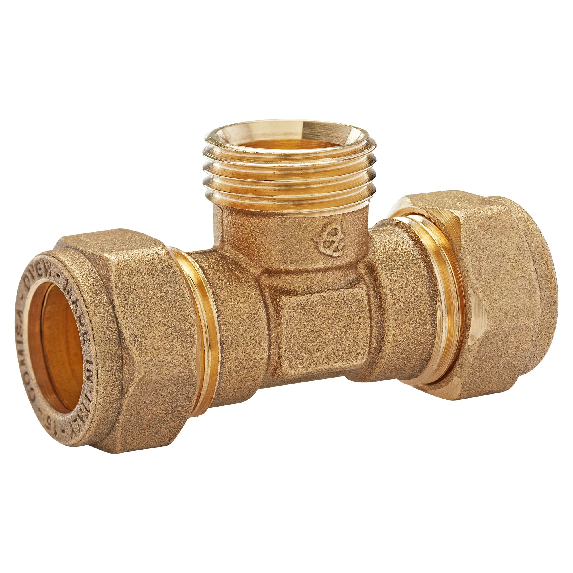 Messing T-Stück Klemmfitting