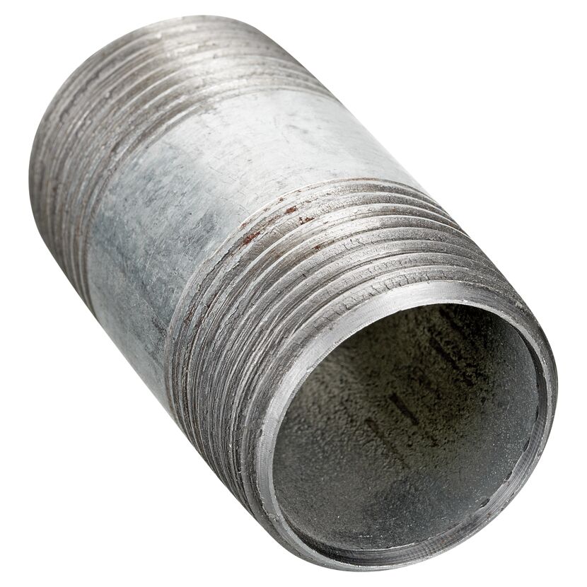 Verzinkter Rohr-Doppelnippel 1/2" x 60