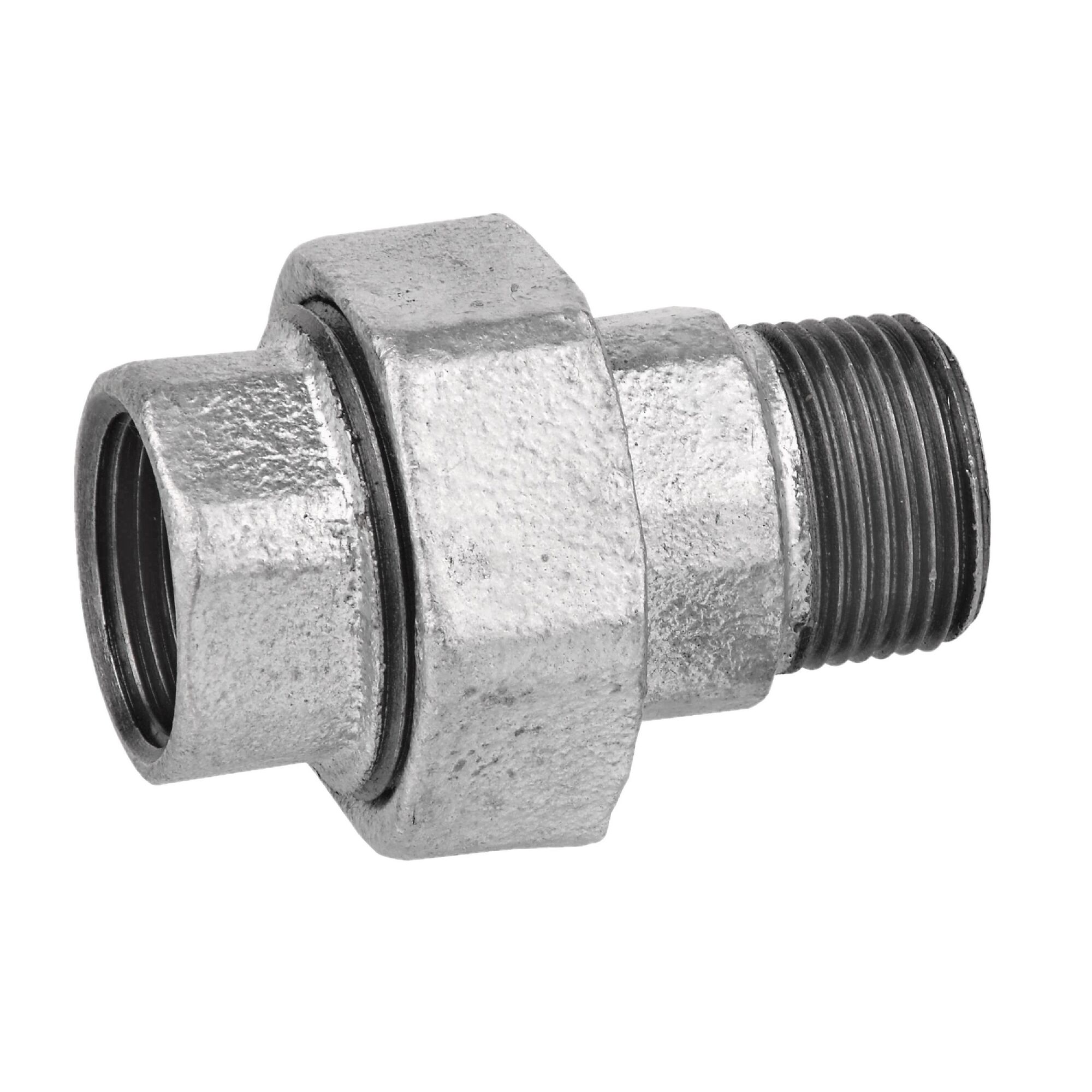 Verzinkte Verschraubung 1/2" AG