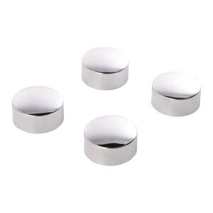 Ersatzkappen 4 Stück chromfarben