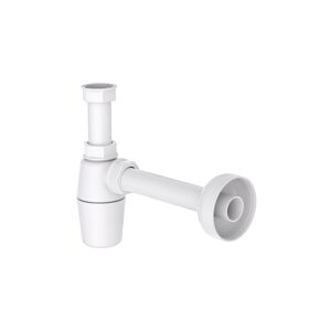 Flaschensiphon Kunststoff weiß 1 1/4" x 32 mm