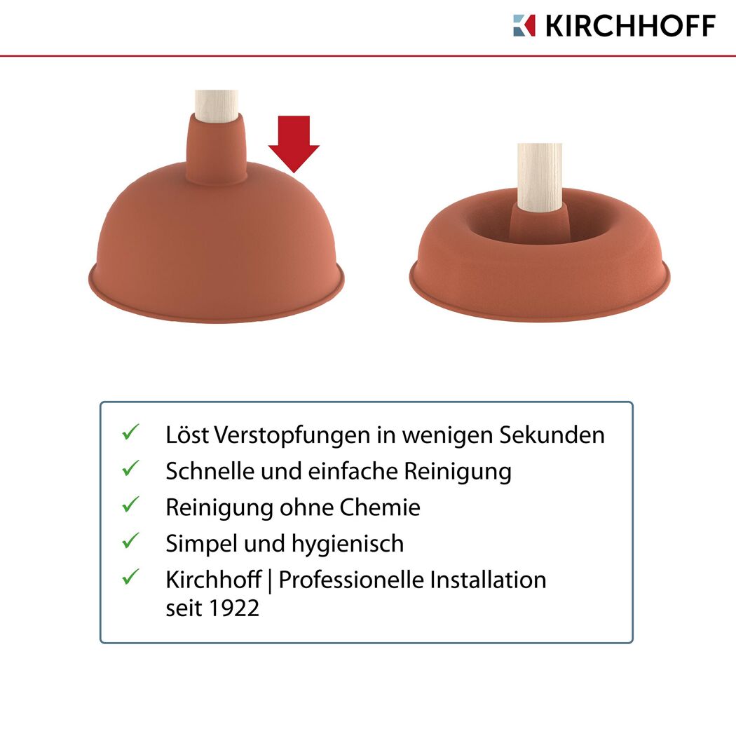 Zwei rote Pömpel von Kirchhoff