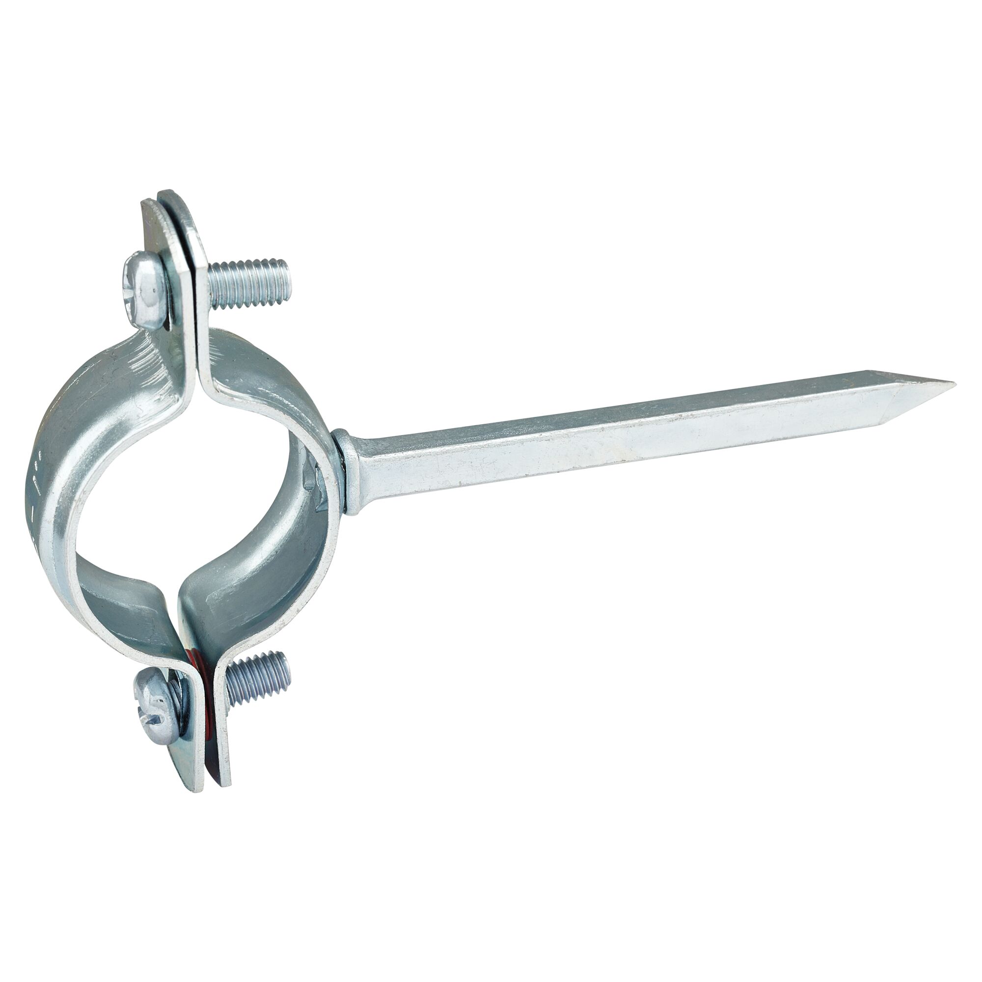 Rohrschelle mit Einschlagspitze