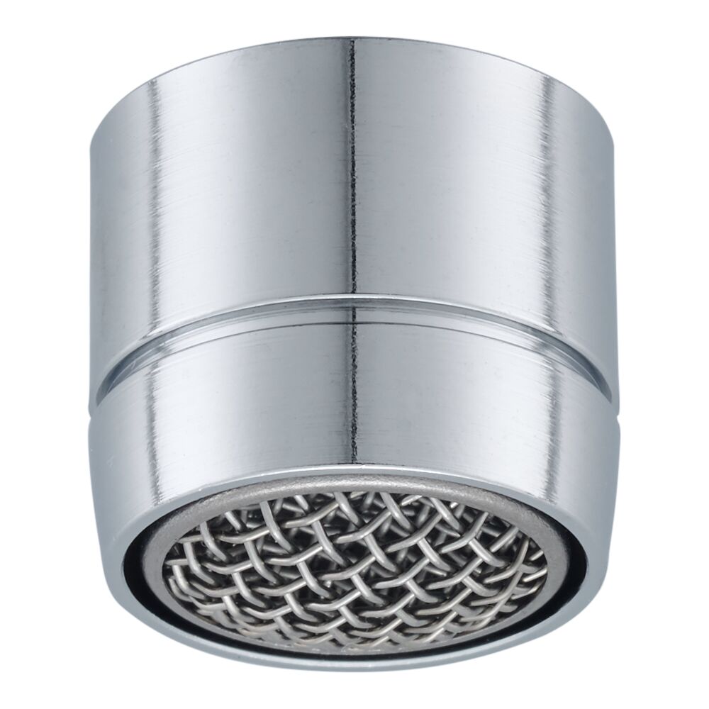 Chromfarbener Perlstrahler mit Strahlregler