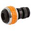 Wassersparaufsatz mit orangem Griff