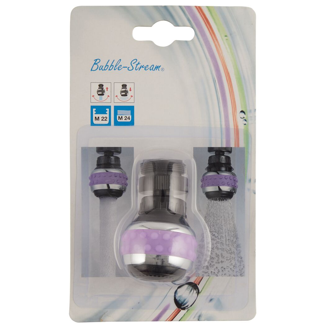 Bubble-Stream Wasserhahn Strahlregler, lila
