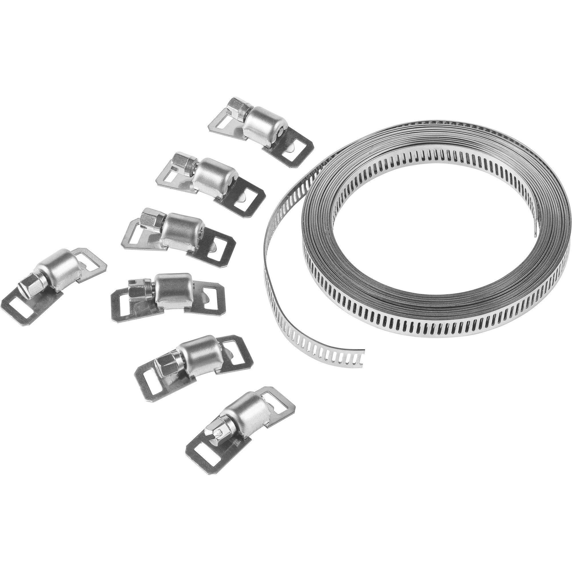 Schlauchschellenband mit Befestigungselementen